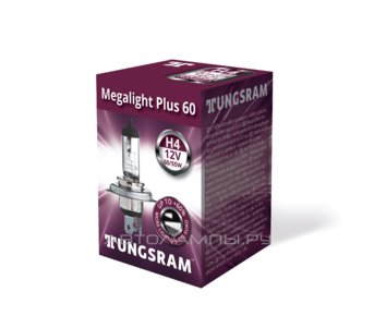 Tungsram H4 Megalight Plus +60%