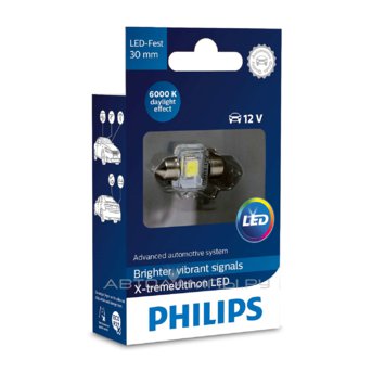 Philips C5W Festoon T14x30 6000K X-tremeVision LED